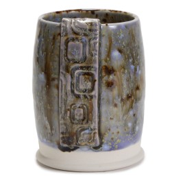 SW-176 Sandstone Over SW-170 Blue Hydrangea Stoneware Combination